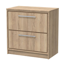 Hudson Reed Lille 800mm Floor Standing 2-drawer Vanity With Worktop Contemp Bleached Oak MFC Textured Woodgrain 818x805x460mm