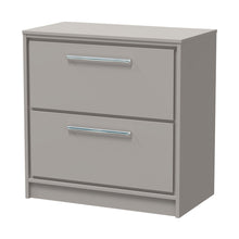 Hudson Reed Lille 800mm Floor Standing 2-drawer Vanity With Worktop Contemp Pebble Grey MFC Smooth Matt 818x805x460mm