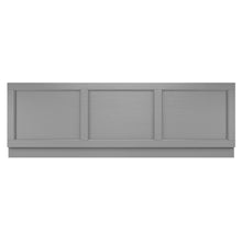 Hudson Reed Old London 1700mm Front Panel Trad Storm Grey MDF Vinyl Textured Woodgrain 560x1695x36mm