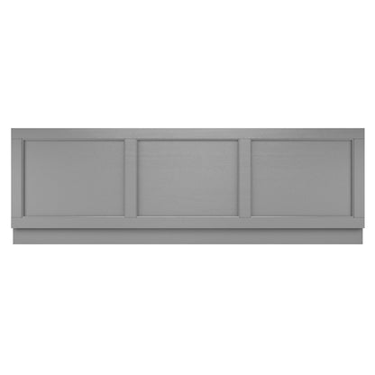 Hudson Reed Old London 1700mm Front Panel Trad Storm Grey MDF Vinyl Textured Woodgrain 560x1695x36mm