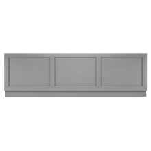 Hudson Reed Old London 1800mm Front Panel Trad Storm Grey MDF Vinyl Textured Woodgrain 560x1795x36mm
