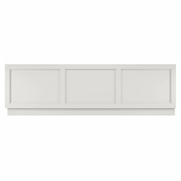 Hudson Reed Old London 1800mm Front Panel Trad Timeless Sand MDF Vinyl Textured Woodgrain 560x1795x36mm