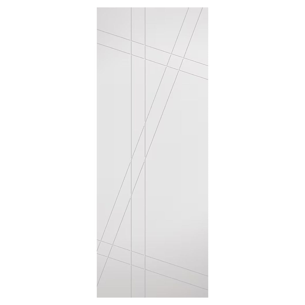 LPD Doors 1981x838x44mm Hastings White Primed FD30 Fire Door - JJ Building Materials