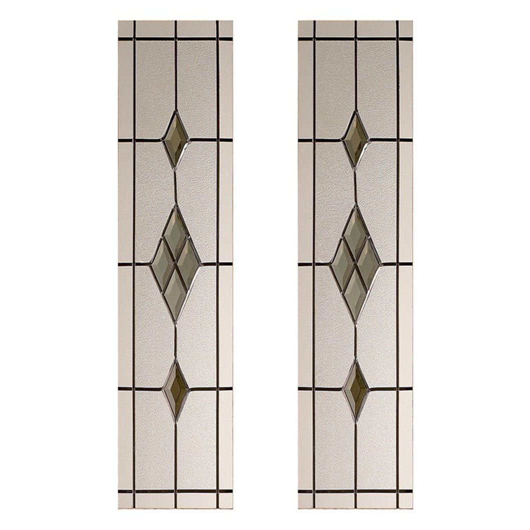 LPD Doors 2-Piece Glass Pack for Malton - Smoked ABE Lead - JJ Building Materials
