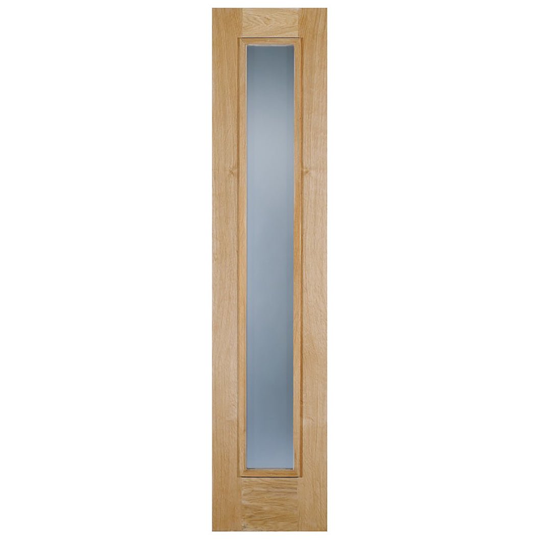 LPD Doors 2057x457x44mm Oak Frosted Glass Sidelight - JJ Building Materials