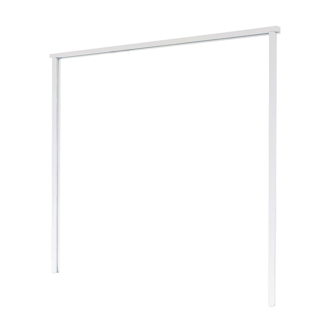 LPD Doors 2200x2200x68mm Universal White Primed Hardwood Garage Door Frame - JJ Building Materials