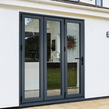 LPD Doors AluVu 6ft Aluminium Bi Fold Door 2128 x 1790 x 70mm - JJ Building Materials