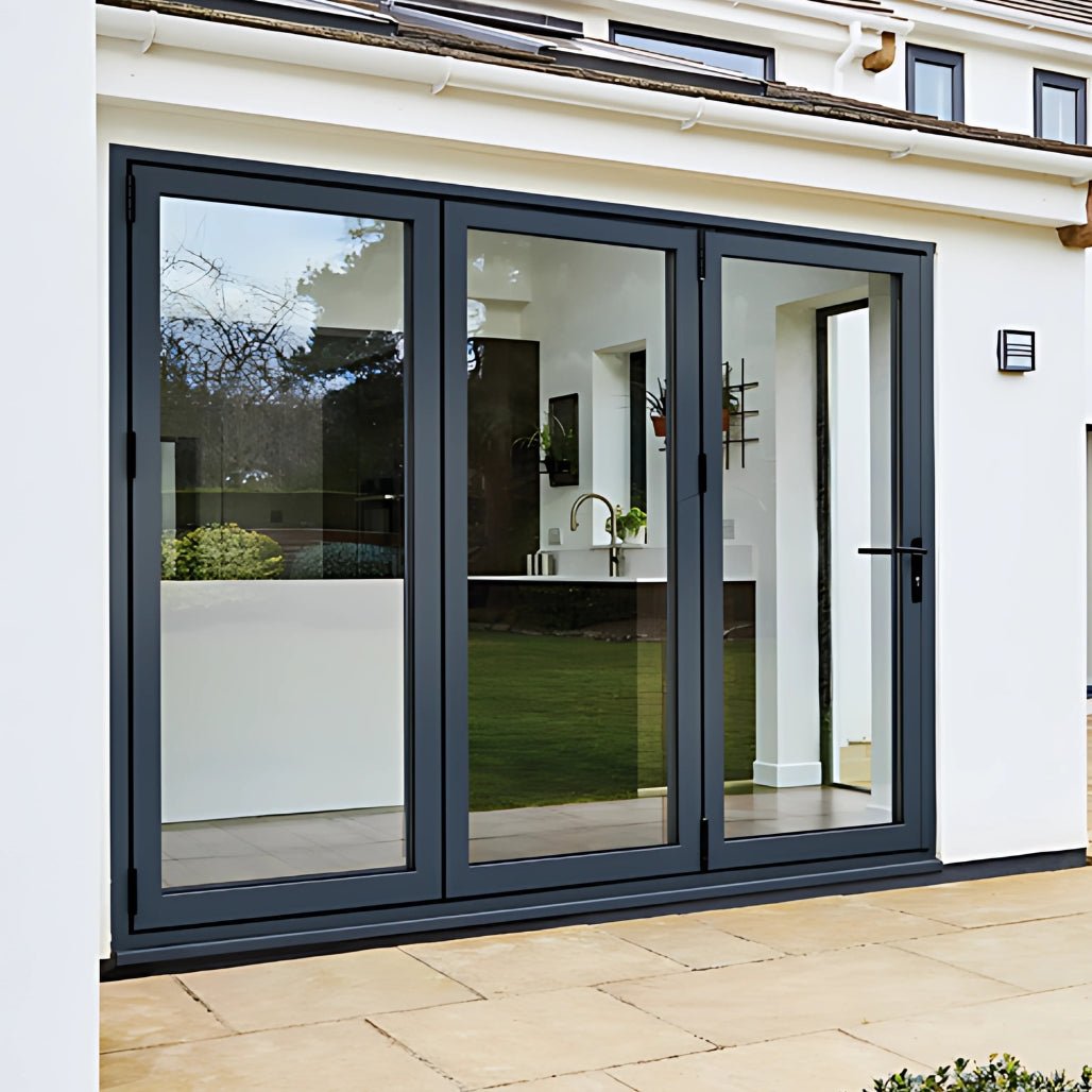 LPD Doors AluVu 8ft Aluminium Bi Fold Door 2128 x 2390 x 70mm - JJ Building Materials