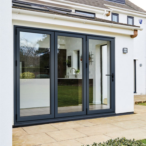 LPD Doors AluVu 8ft Aluminium Bi Fold Door 2128 x 2390 x 70mm - JJ Building Materials
