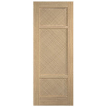 LPD Doors Alvin Oak 3 Panel Internal Door - JJ Building Materials