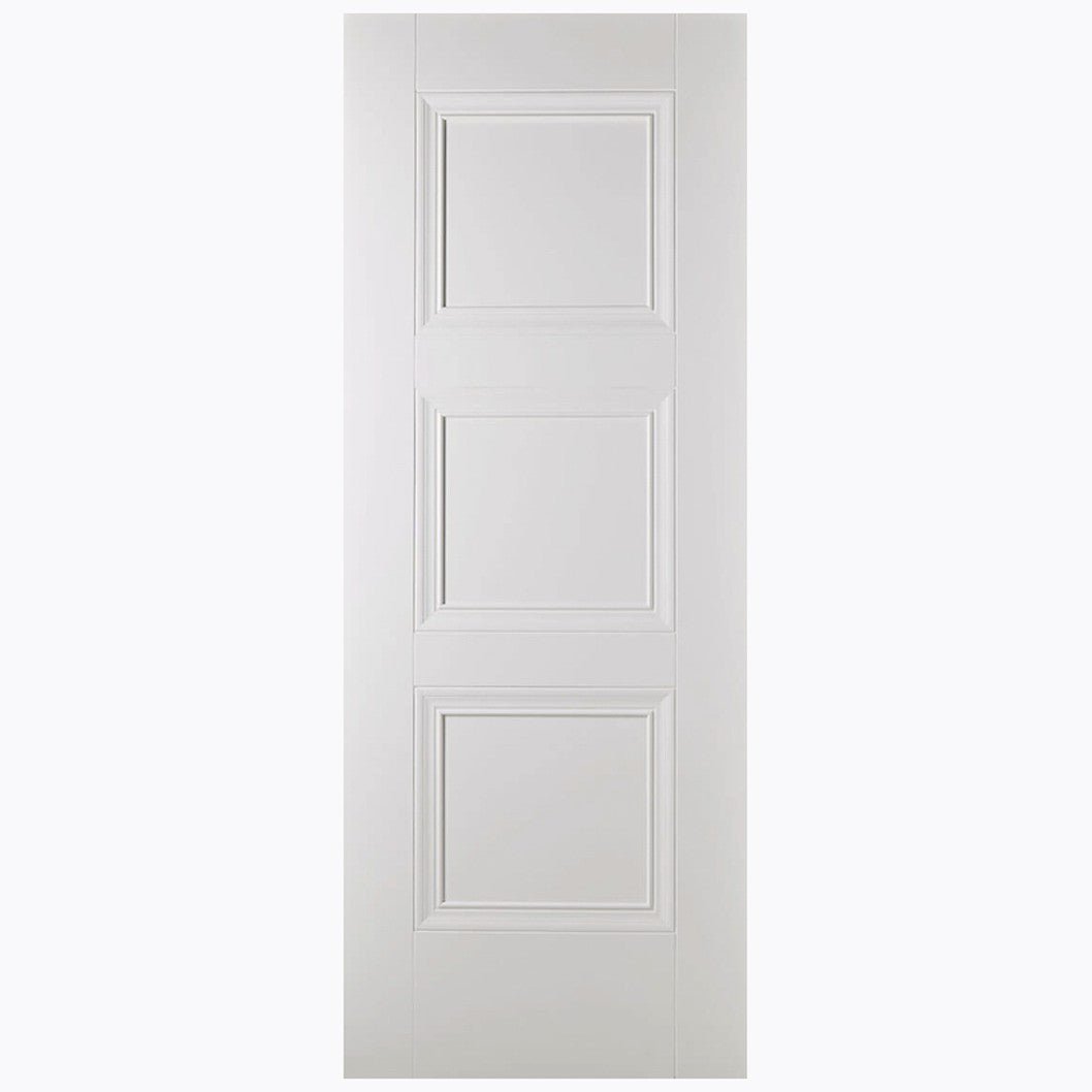 LPD Doors Amsterdam 3 Panel Primed Internal Door - JJ Building Materials