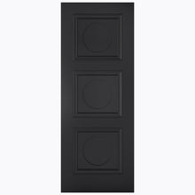 LPD Doors Antwerp Black 3 Panel Internal Door - JJ Building Materials