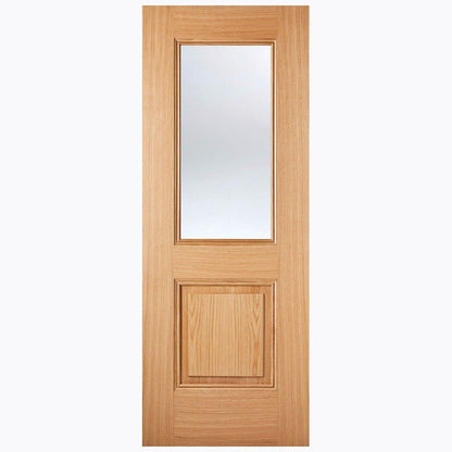 LPD Doors Arnhem 1 Light 1 Panel Glazed Primed Internal Door - JJ Building Materials
