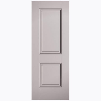 LPD Doors Arnhem 2 Panel Primed FD30 Fire Door - JJ Building Materials