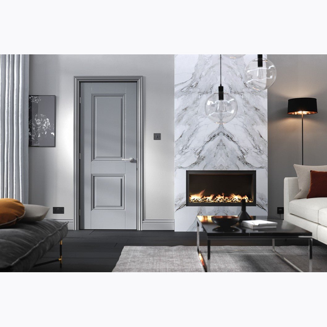 LPD Doors Arnhem 2 Panel Primed Internal Door - JJ Building Materials