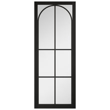 LPD Doors Astoria Black Clear Glass Internal Door - JJ Building Materials