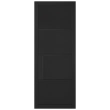 LPD Doors Black Chelsea 4-Panel Solid Internal Door - JJ Building Materials