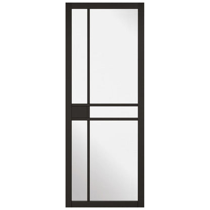 LPD Doors Black Greenwich Glazed Internal Door - JJ Building Materials