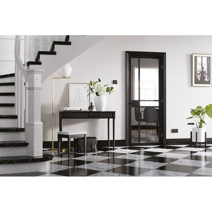 LPD Doors Black Greenwich Glazed Internal Door - JJ Building Materials