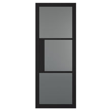 LPD Doors Black Tribeca 3 Lite Tinted Glass Internal Door - JJ Building Materials