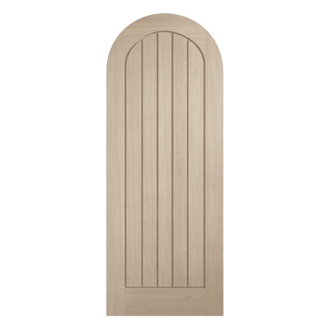 LPD Doors Blonde Oak Mexicano Pre Finished Curved Top Internal Door - JJ Building Materials