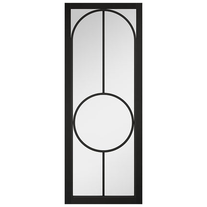 LPD Doors Bowery Black Clear Glass Internal Door - JJ Building Materials