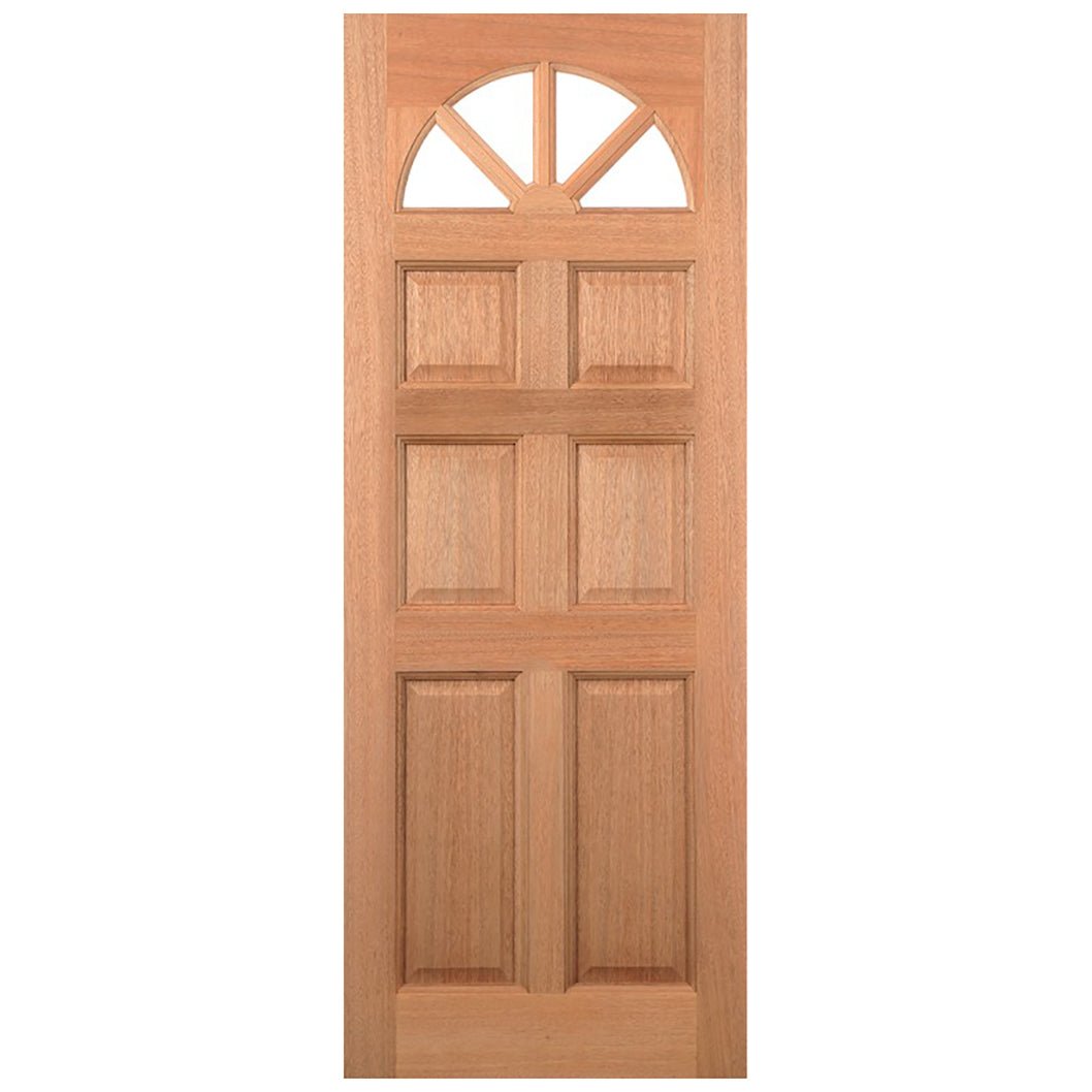 LPD Doors Carolina 6-Panel Hardwood External Door - JJ Building Materials
