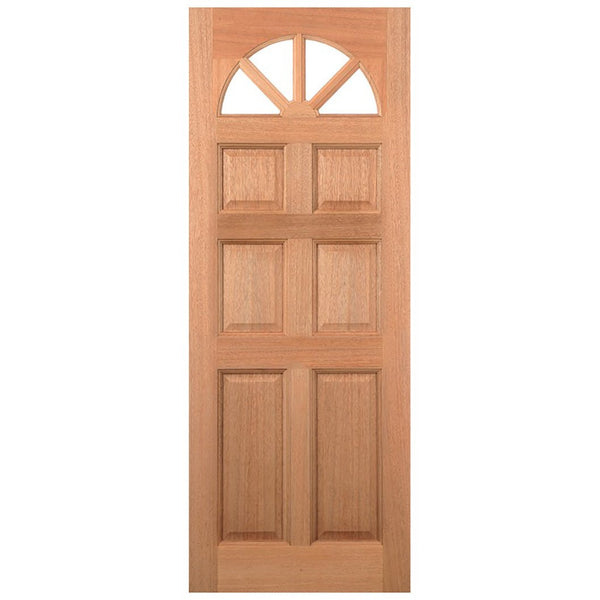 LPD Doors Carolina 6-Panel Hardwood External Door - JJ Building Materials