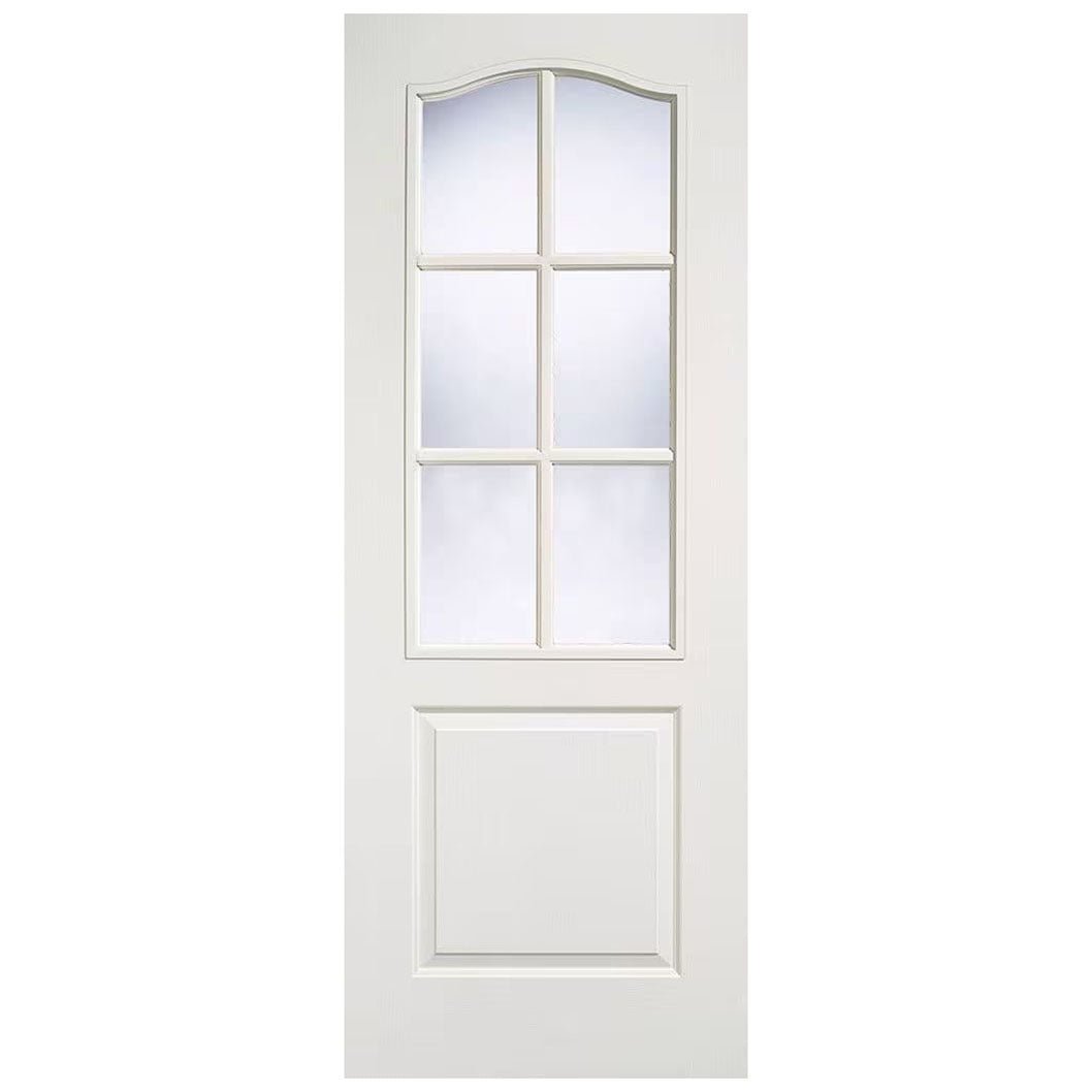 LPD Doors Classic 1 Panel 6 Light Glazed Internal Door - JJ Building Materials