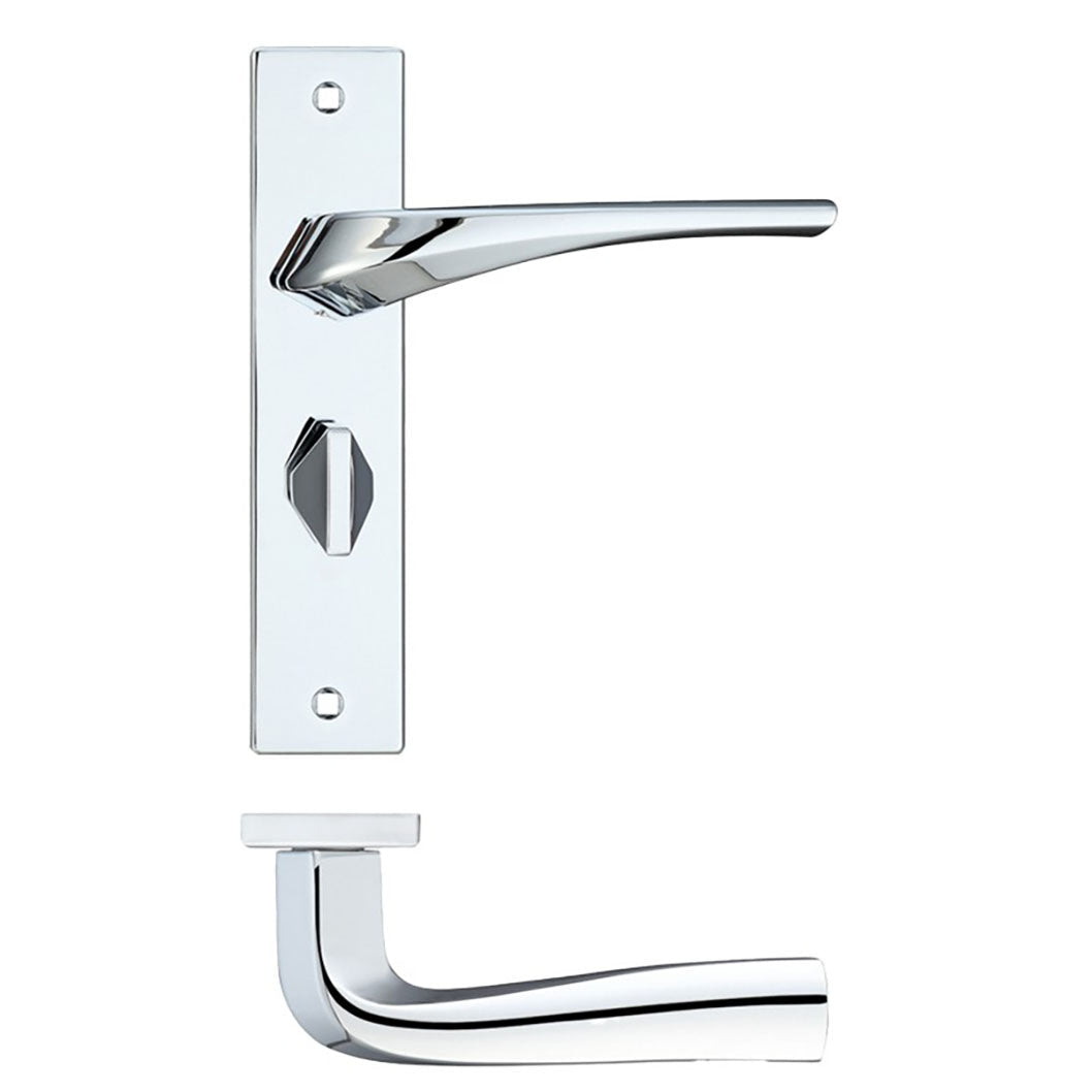 LPD Doors Dorado Polished Chrome Privacy Handle Hardware Pack - JJ Building Materials