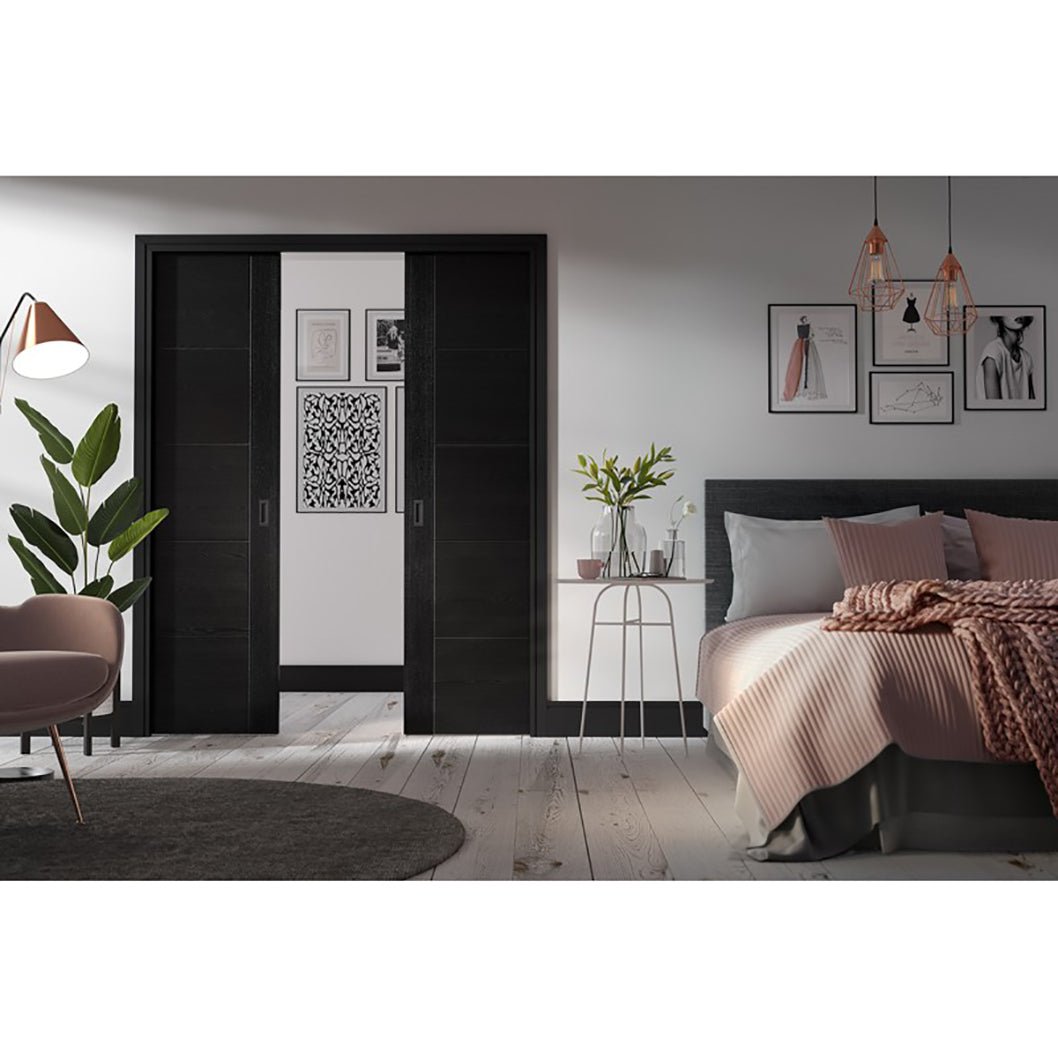 LPD Doors Double Pocket Door System Set - JJ Building Materials