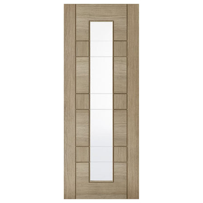 LPD Doors Edmonton Prefinished Light Grey Glazed Door - JJ Building Materials