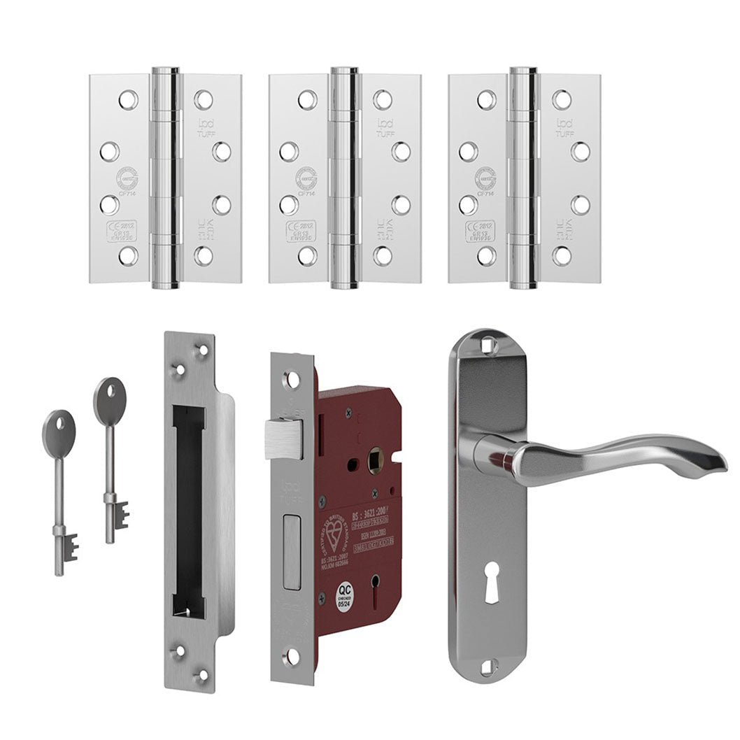 LPD Doors External Handle Hardware Set - JJ Building Materials