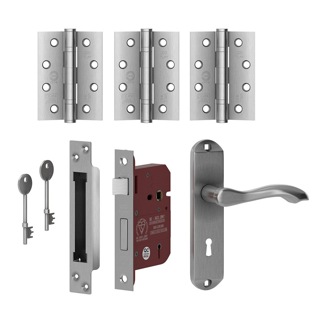 LPD Doors External Handle Hardware Set - JJ Building Materials