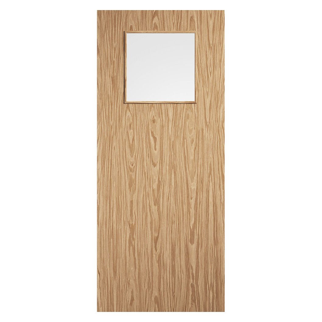 LPD Doors Flush 1-Light FD30 Fire Door - JJ Building Materials