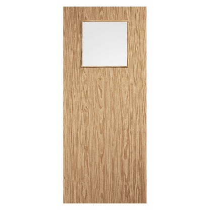 LPD Doors Flush 1-Light FD30 Fire Door - JJ Building Materials