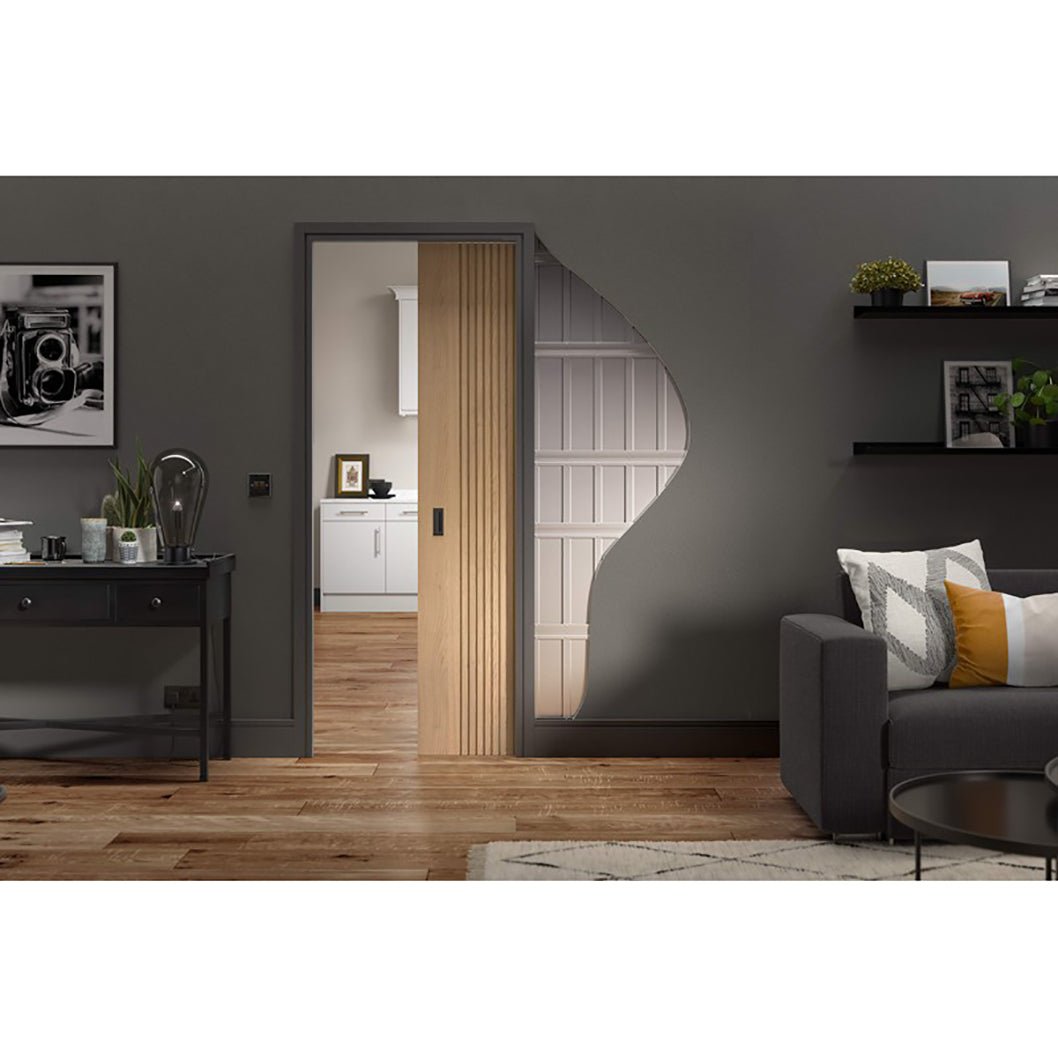 LPD Doors Flusso Single Pocket Door System Set - JJ Building Materials
