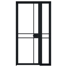 LPD Doors Greenwich Black Side Panel 3-Light Glazed Interior Door - JJ Building Materials