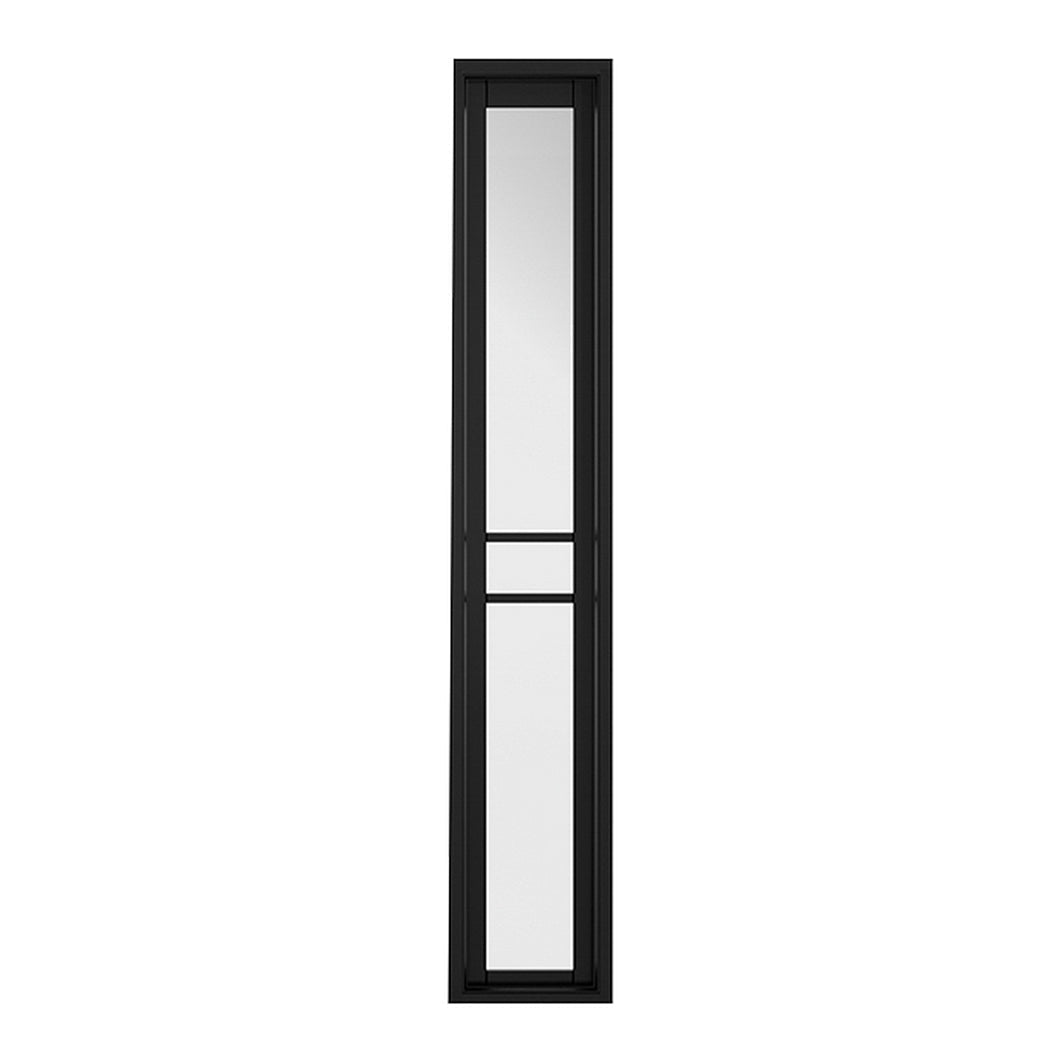 LPD Doors Greenwich Black Side Panel 3-Light Glazed Interior Door - JJ Building Materials