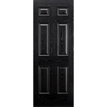 LPD Doors GRP Black Colonial 6P External Door - JJ Building Materials
