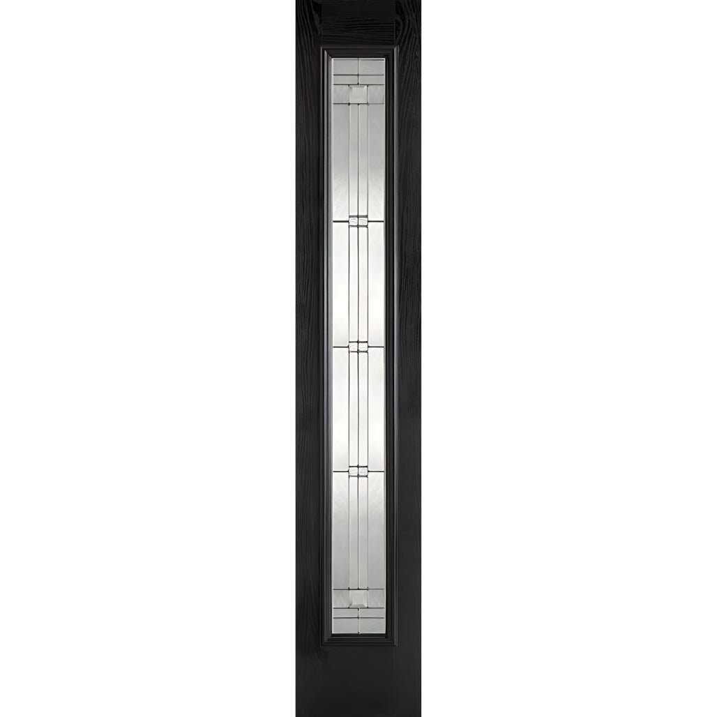 LPD Doors GRP Black External Sidelight - JJ Building Materials