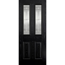 LPD Doors GRP Black Malton Glazed External Door