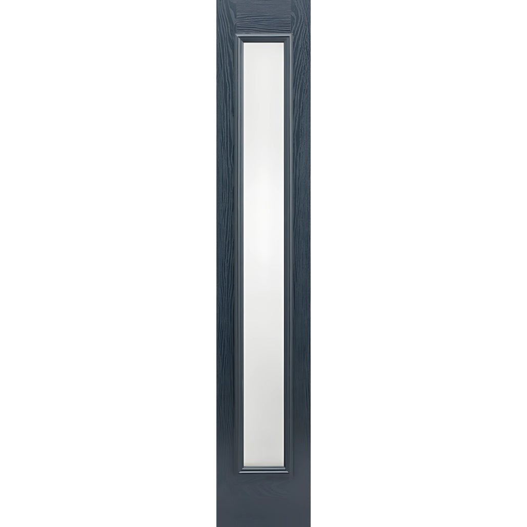 LPD Doors GRP Grey Sidelight Frosted - JJ Building Materials