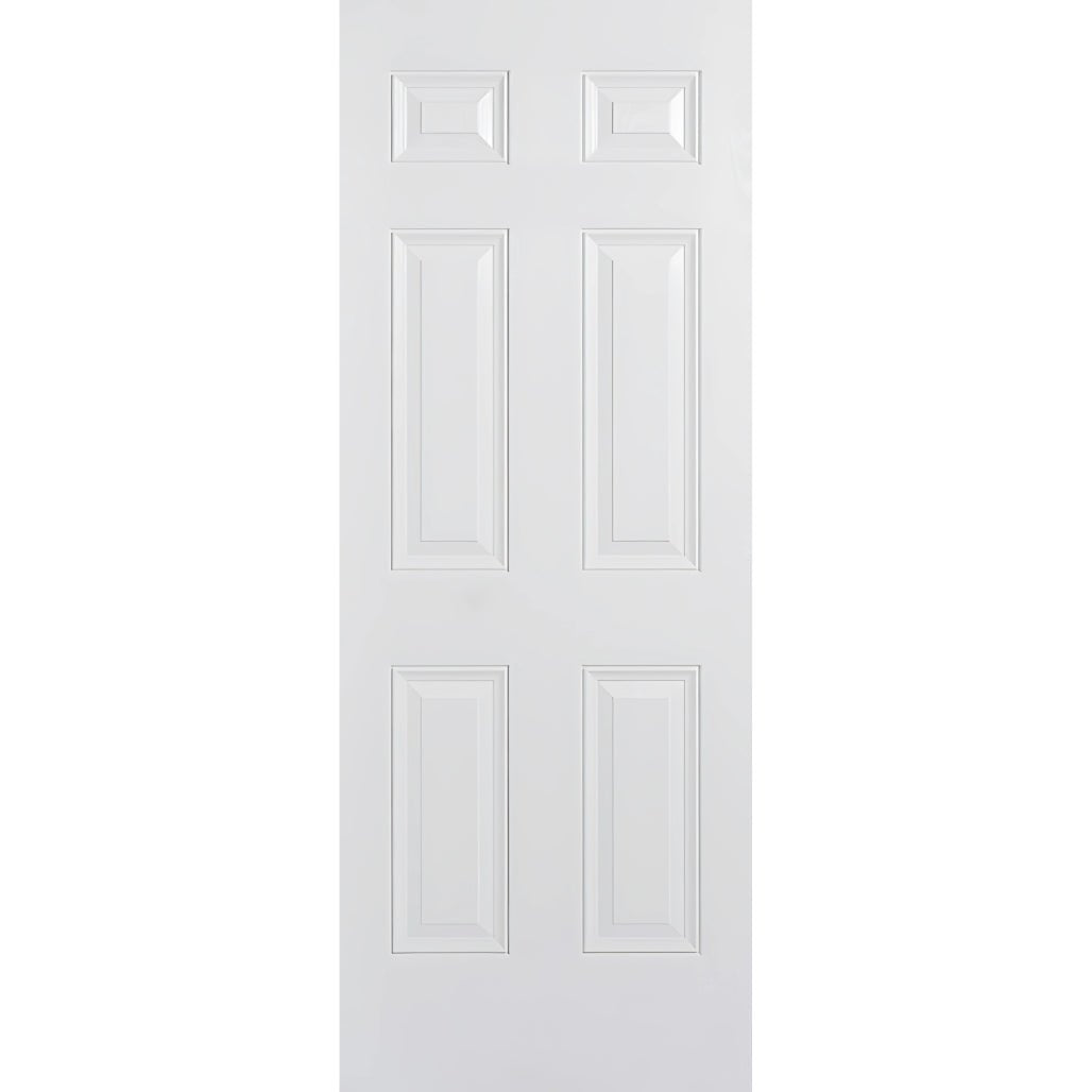 LPD Doors GRP White Colonial 6P External Door - JJ Building Materials