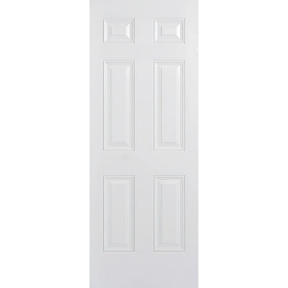 LPD Doors GRP White Colonial 6P External Door - JJ Building Materials