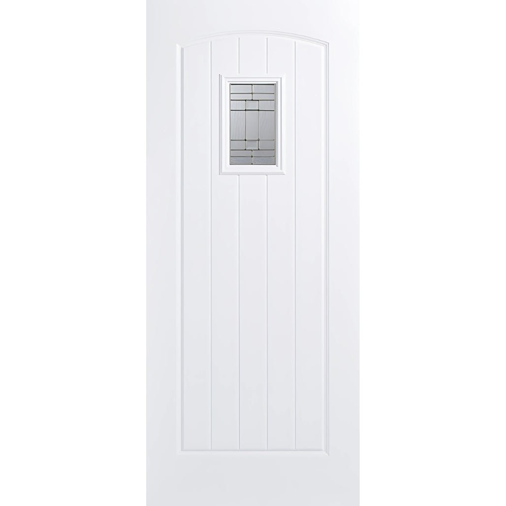 LPD Doors GRP White Cottage Glazed External Door - JJ Building Materials