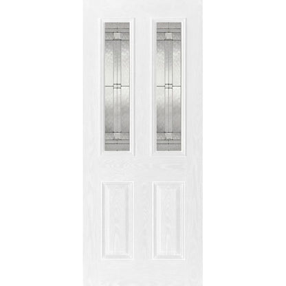 LPD Doors GRP White Malton Glazed External Door - JJ Building Materials