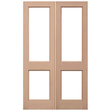 LPD Doors Hemlock 2-Light Glazed Door Pair - JJ Building Materials
