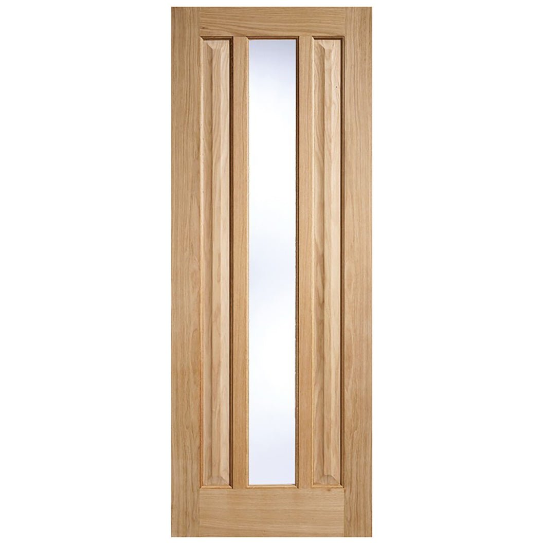 LPD Doors Kilburn Oak Glazed Door - JJ Building Materials