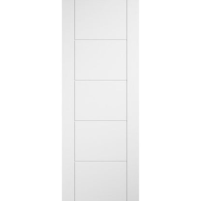 LPD Doors Ladder MK1 White Laminate Internal Door - JJ Building Materials